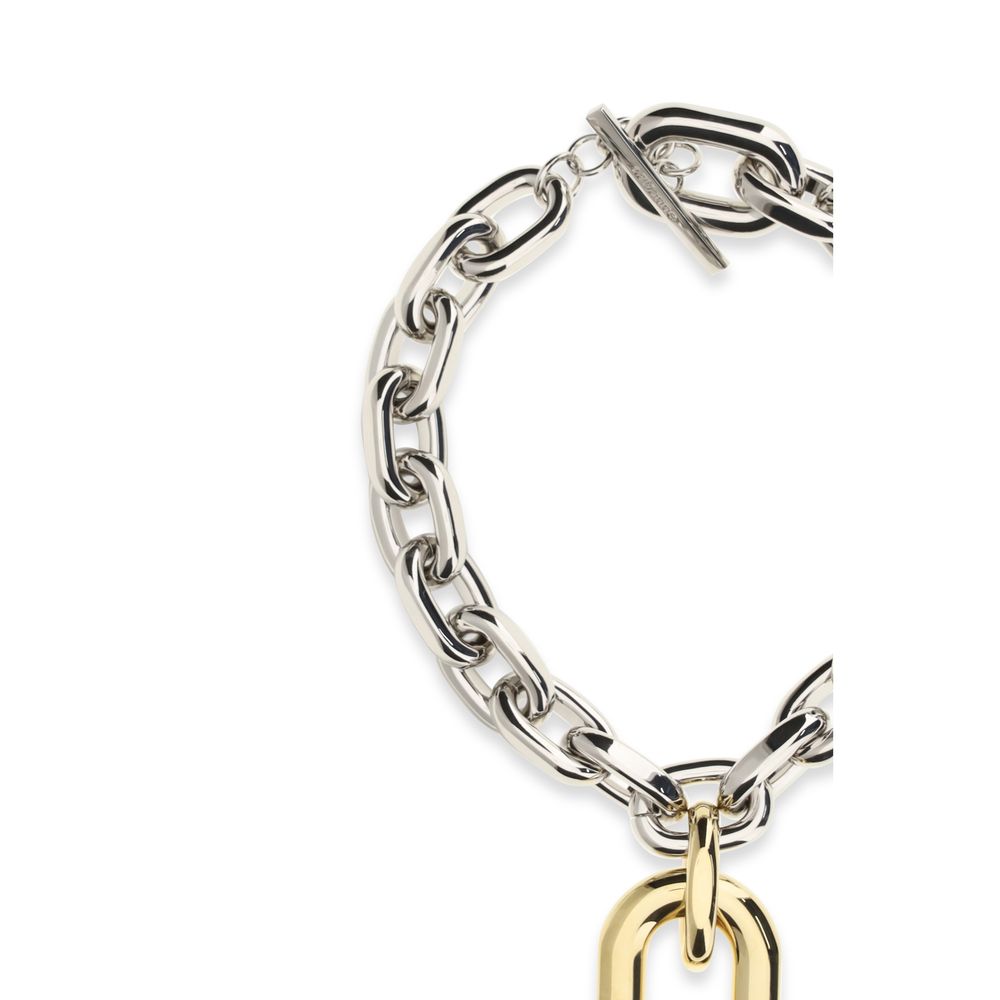Rabanne Silver Metal Necklace