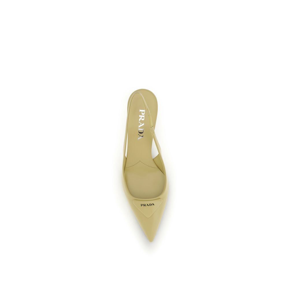 Prada Bicolor Calf Leather Bos Taurus Pumps
