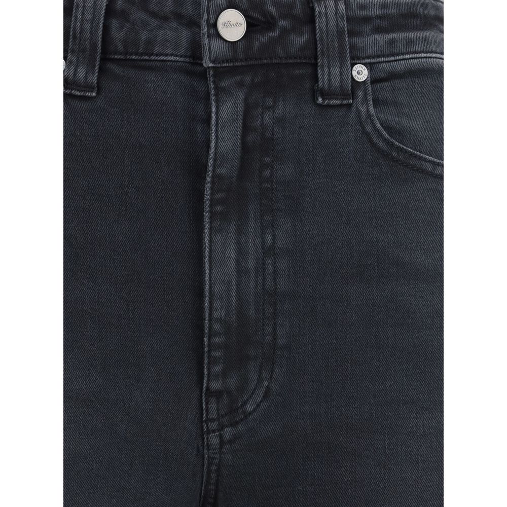 Khaite Gray Cotton Jeans Denim