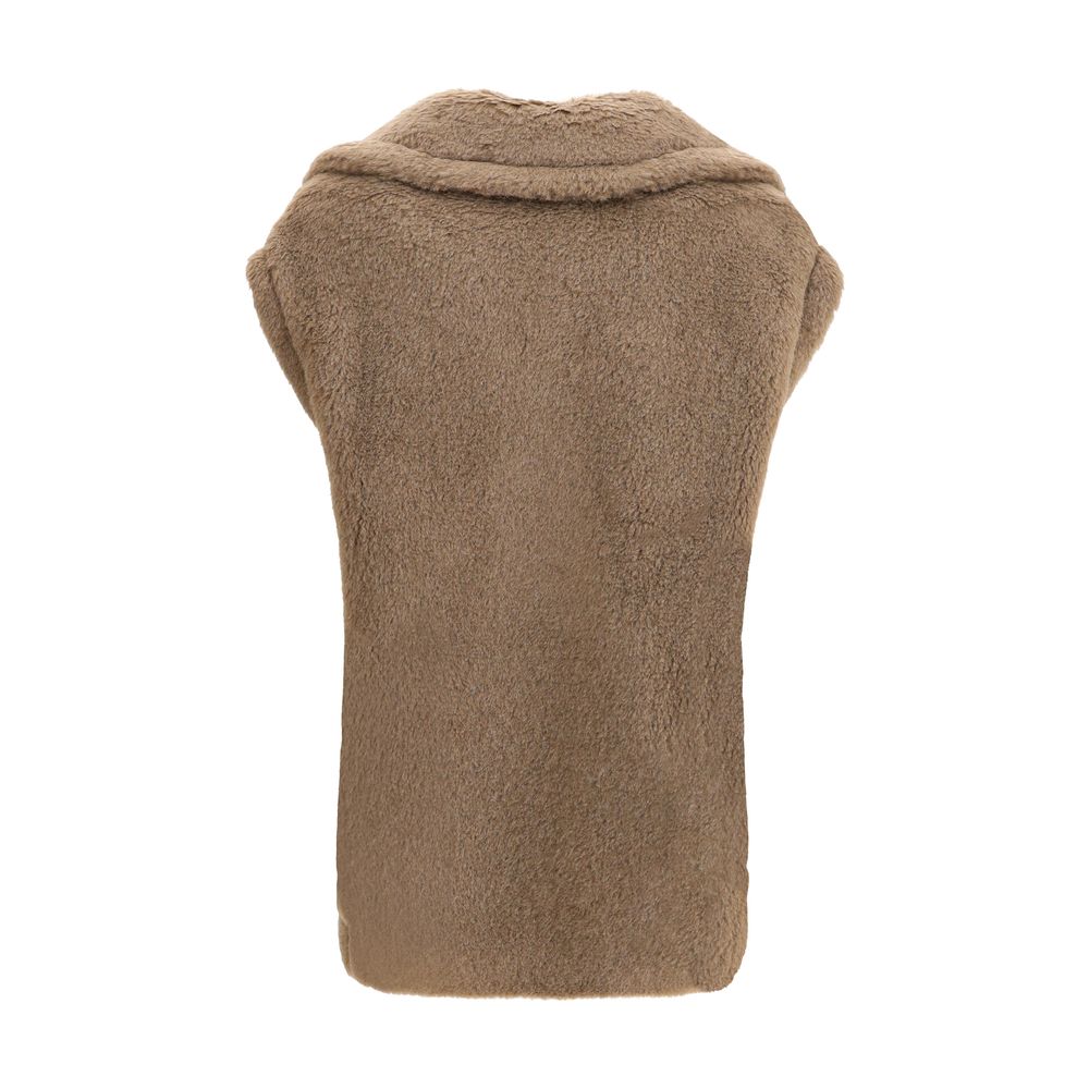 Max Mara Brown Alpaca Vicugna Pacos Coat