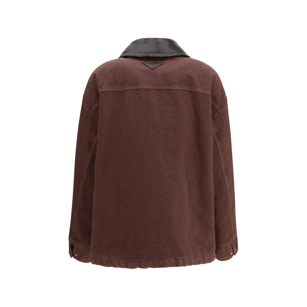 Prada Brown Cotton Coat