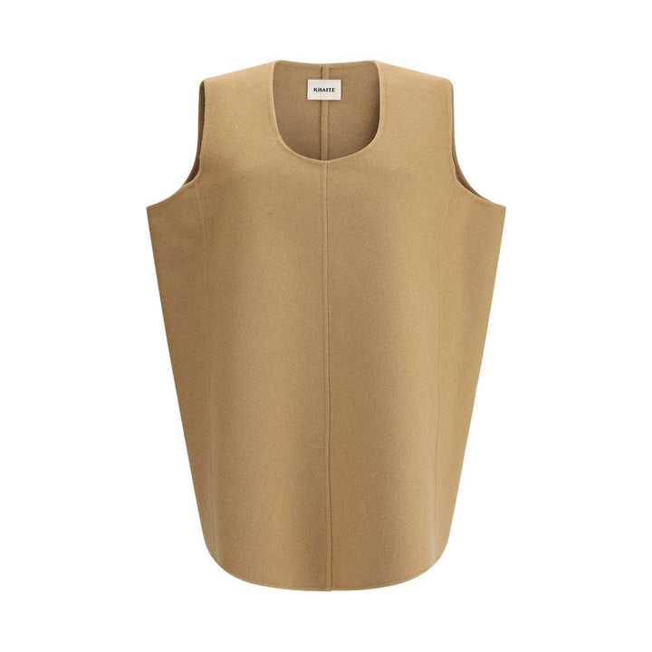 Khaite Beige Wool Casual Dress