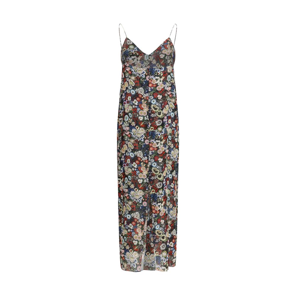 Khaite Black Silk Casual Dress