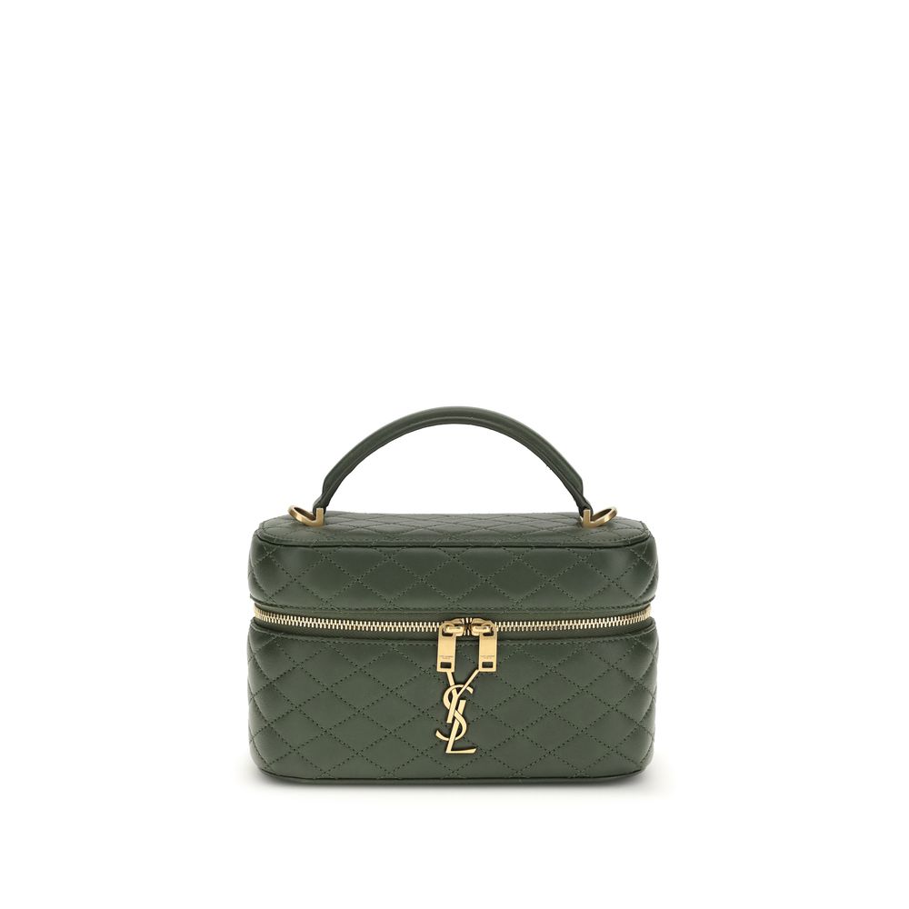 Saint Laurent Bicolor Calf Leather Bos Taurus Shoulder Bag