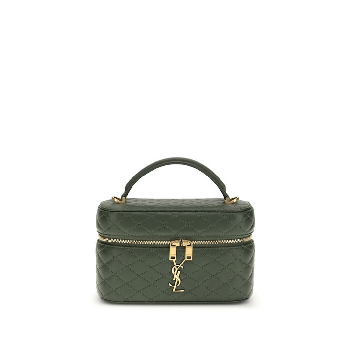 Saint Laurent Bicolor Calf Leather Bos Taurus Shoulder Bag