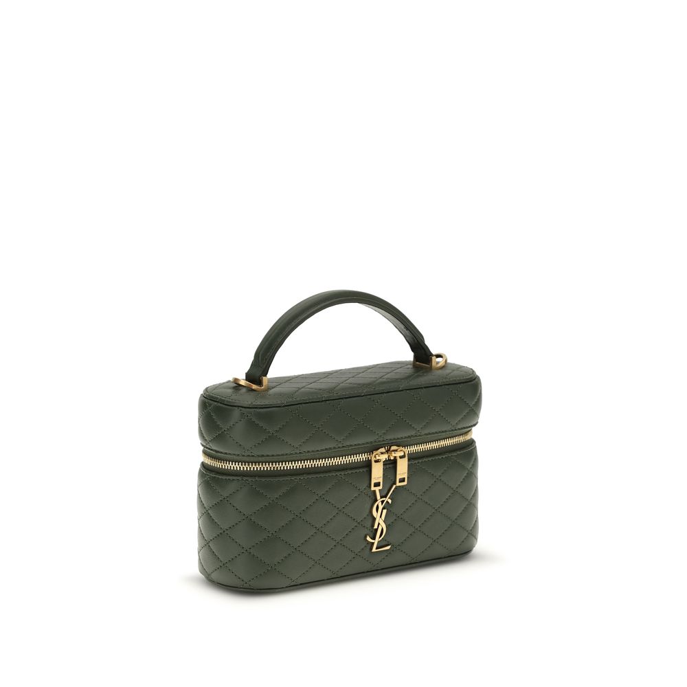 Saint Laurent Bicolor Calf Leather Bos Taurus Shoulder Bag
