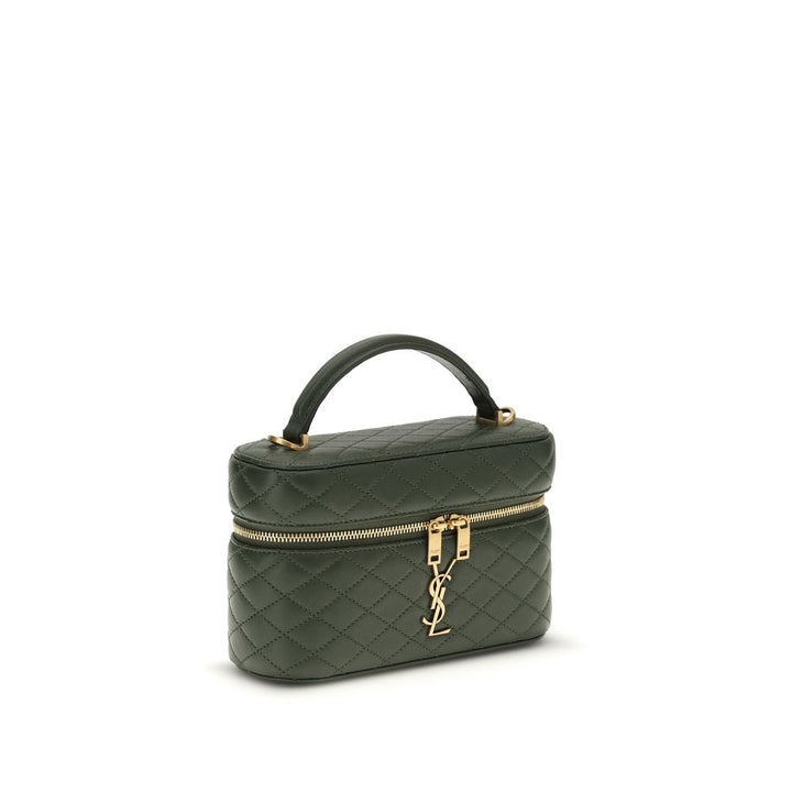 Saint Laurent Bicolor Calf Leather Bos Taurus Shoulder Bag