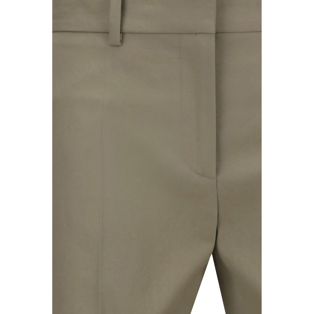 The Row Bicolor Cotton Casual Pants