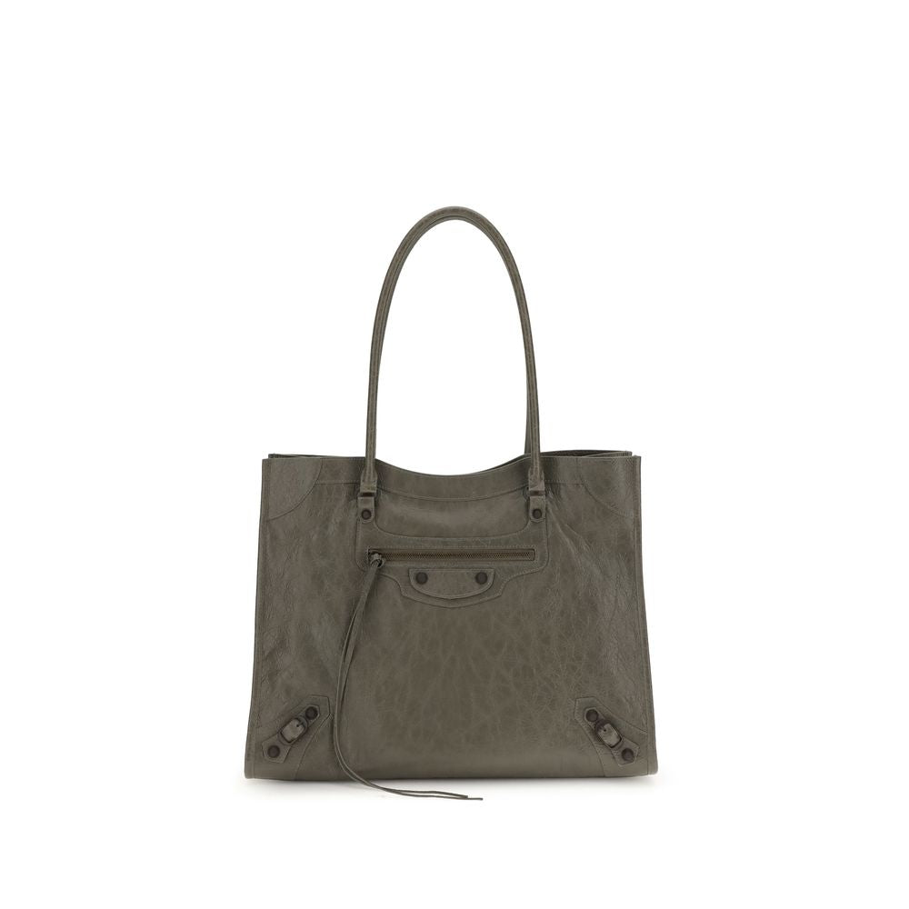 Balenciaga Bicolor Lamb Ovis Aries Aries Shoulder Bag