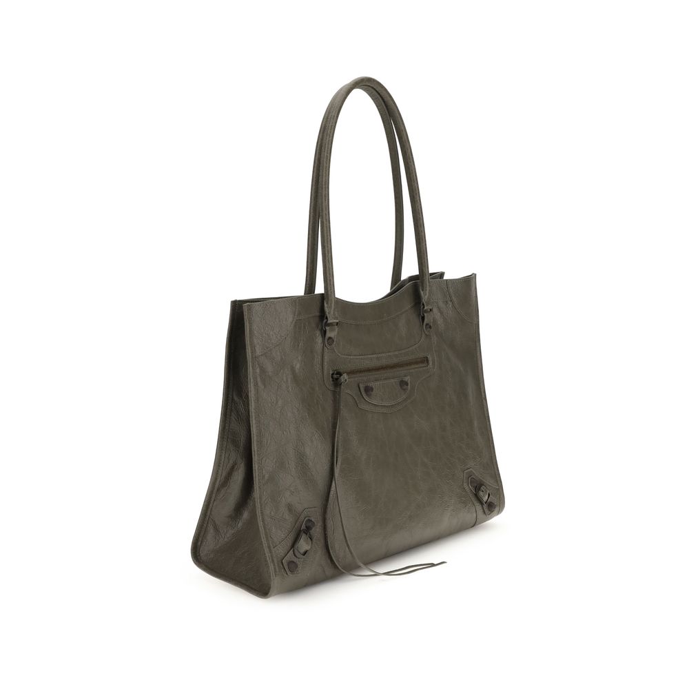 Balenciaga Bicolor Lamb Ovis Aries Aries Shoulder Bag
