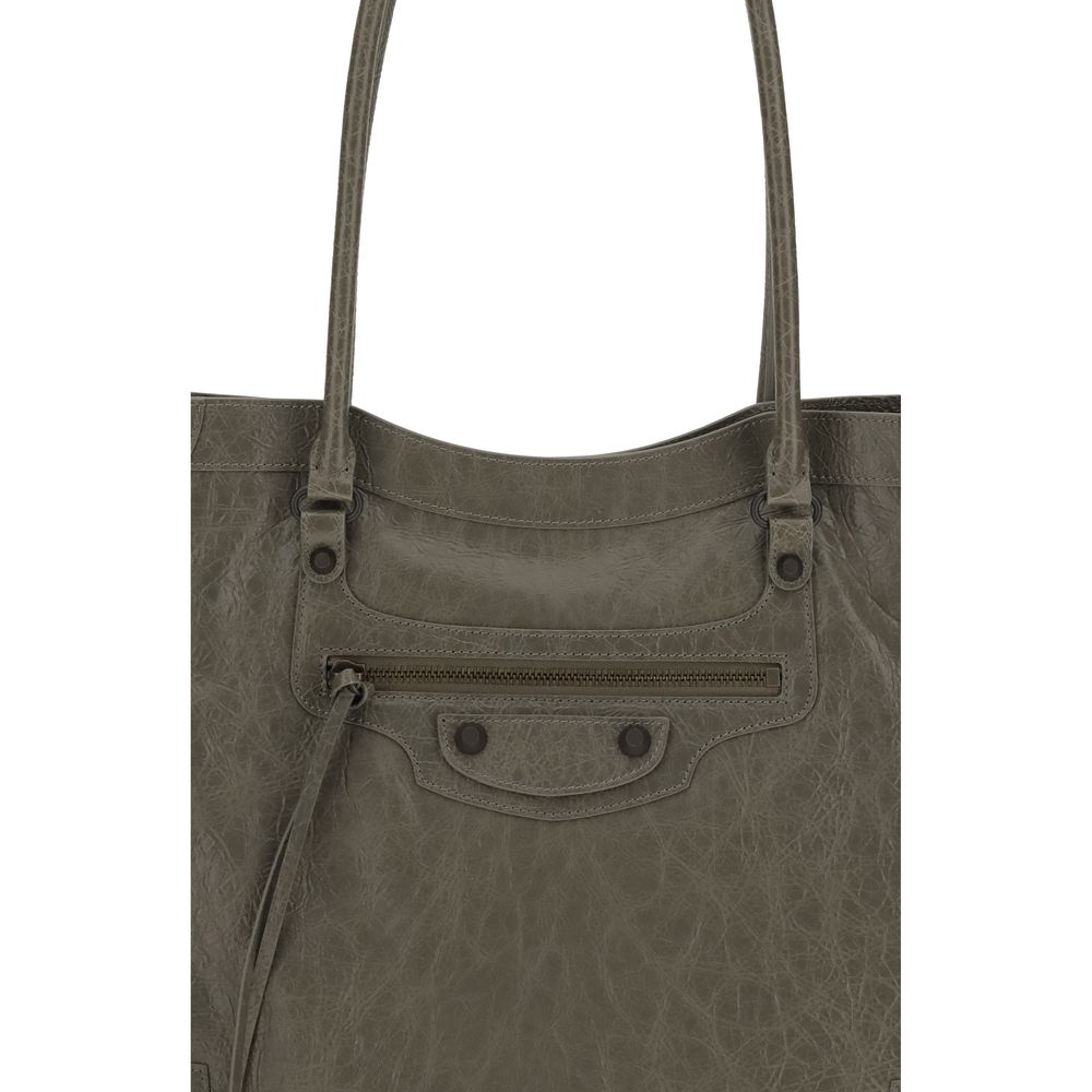Balenciaga Bicolor Lamb Ovis Aries Aries Shoulder Bag