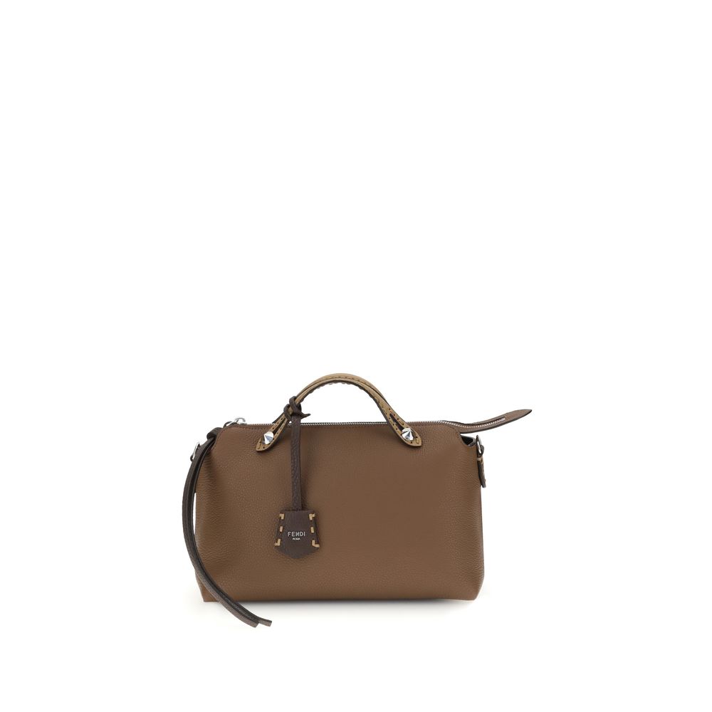 Fendi Brown Calf Leather Bos Taurus Shoulder Bag