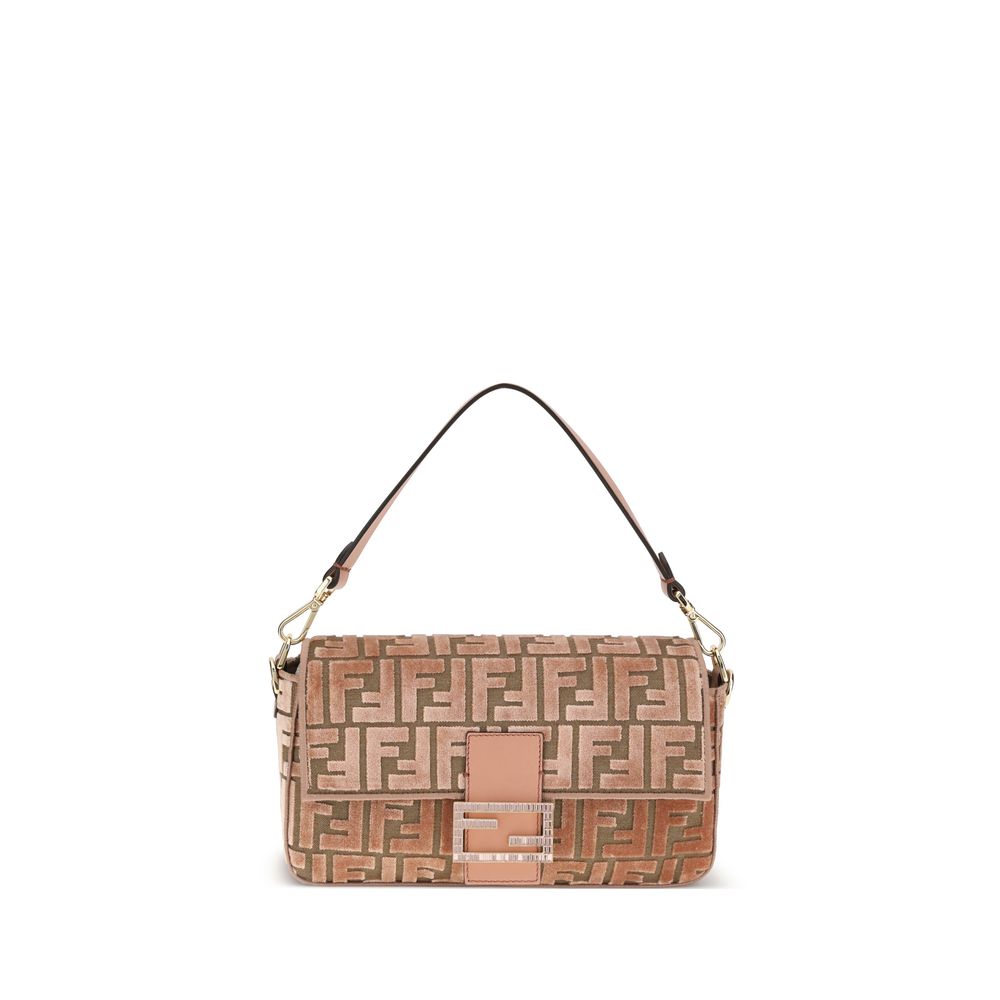 Fendi Multicolor Calf Leather Bos Taurus Shoulder Bag