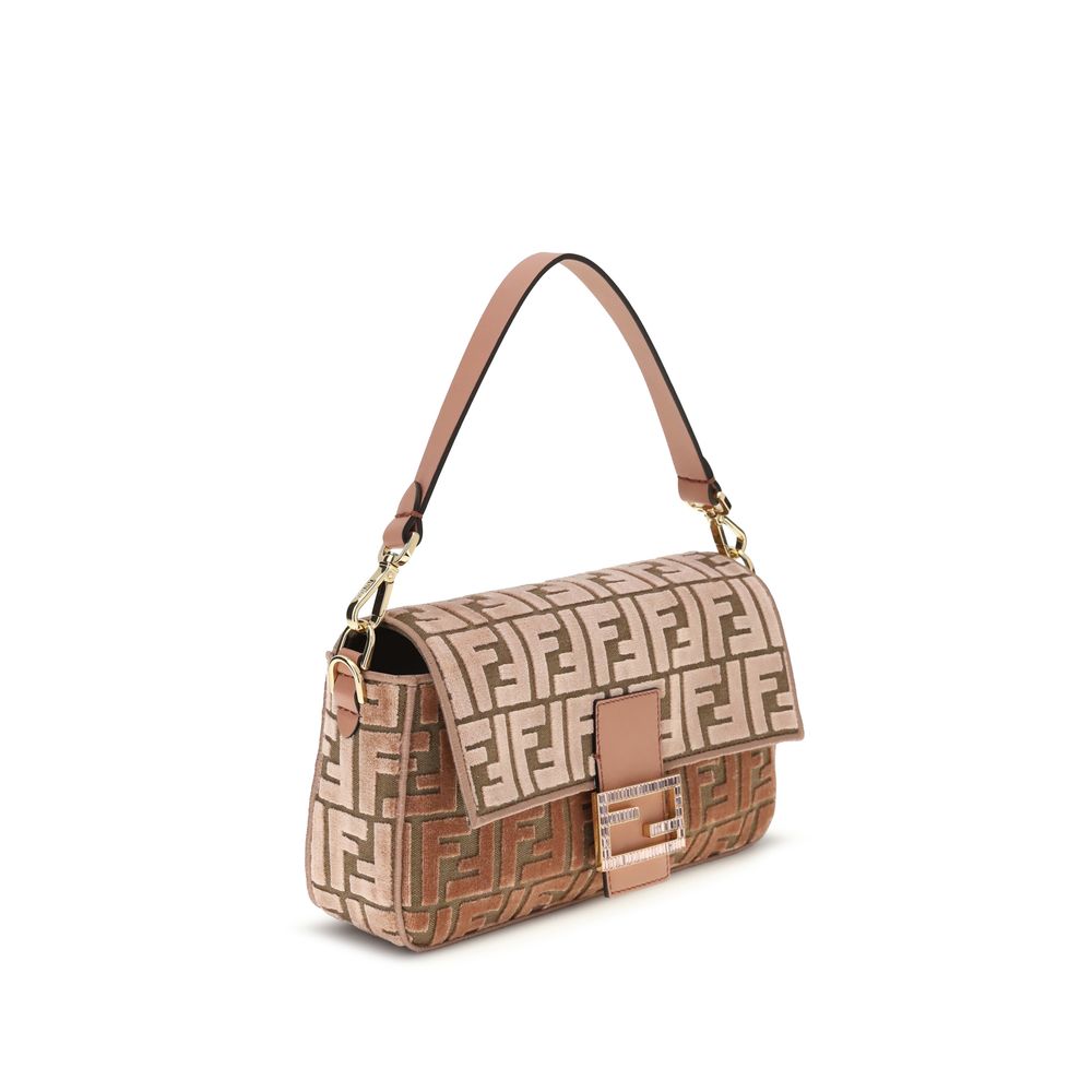 Fendi Multicolor Calf Leather Bos Taurus Shoulder Bag
