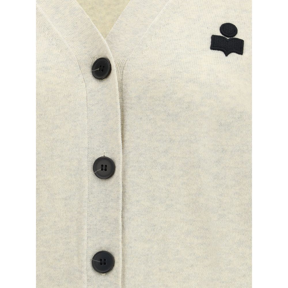 Marant Etoile White Cotton Cardigan