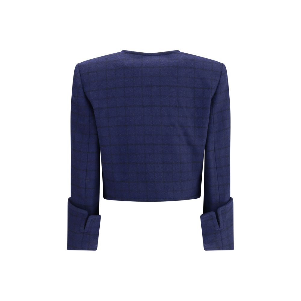 Chloé Blue Wool Coat