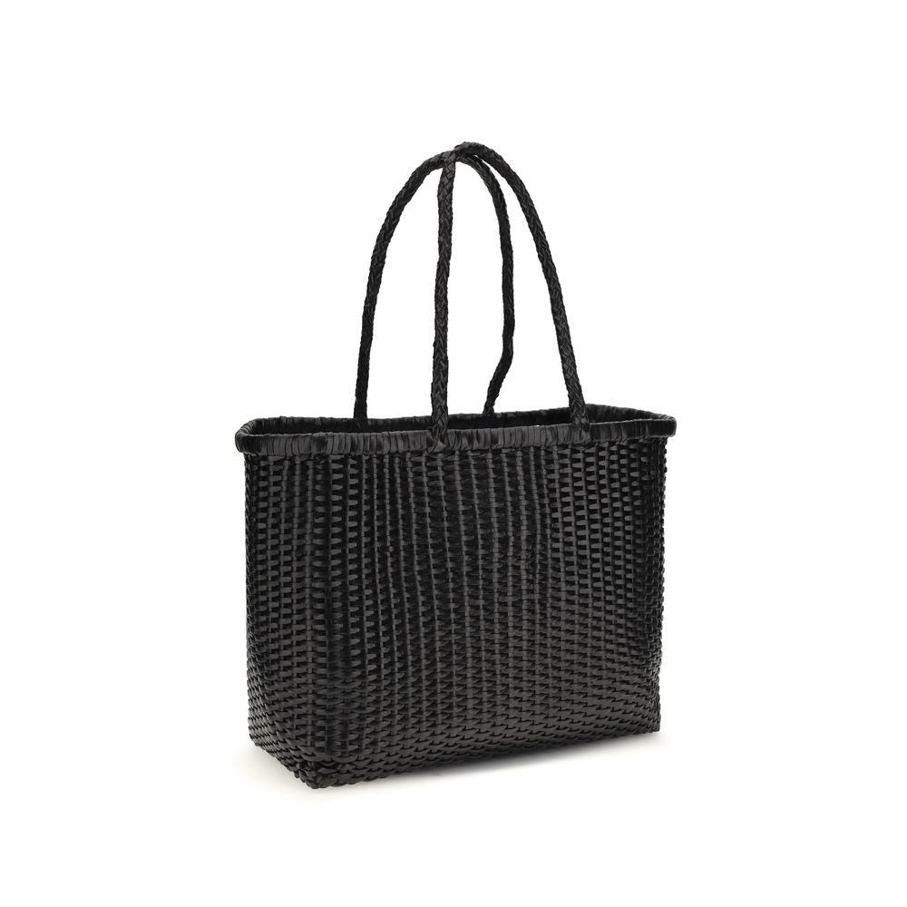 Dragon Diffusion Black Buffalo Leather Shoulder Bag