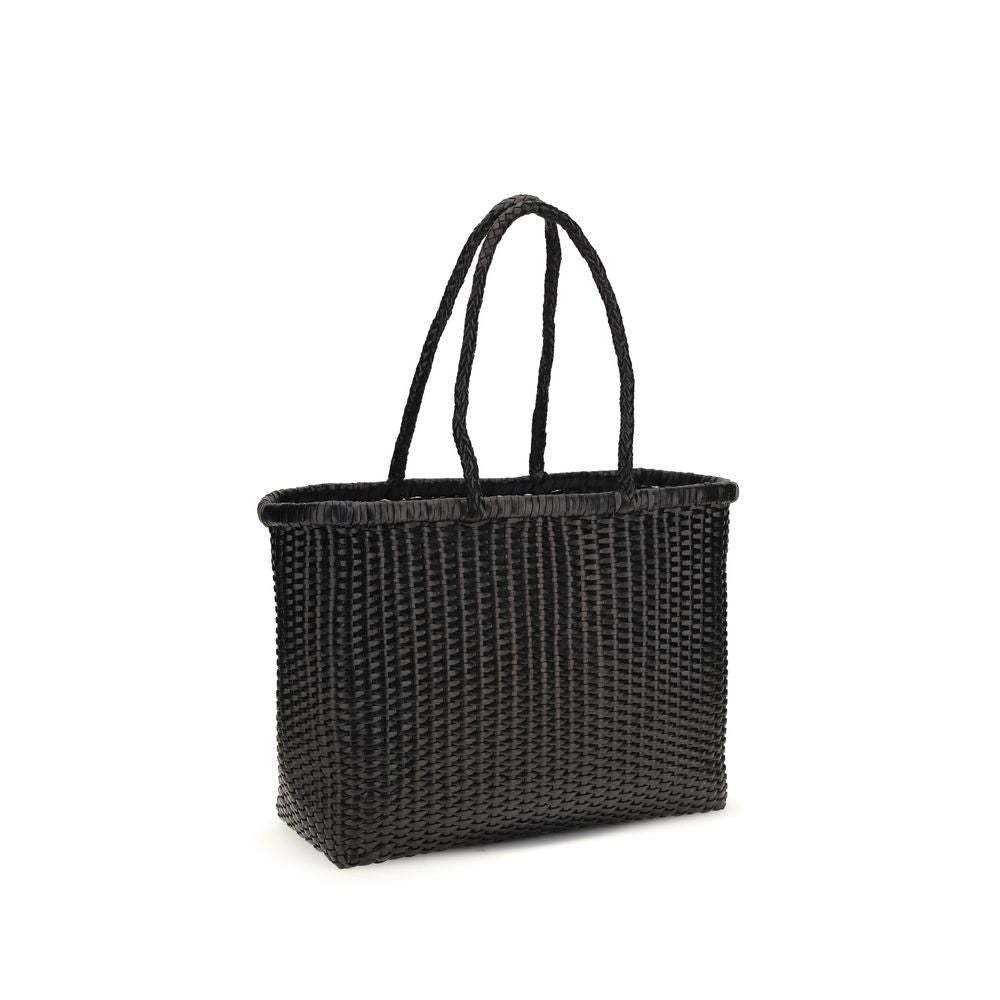 Dragon Diffusion Black Buffalo Leather Shoulder Bag