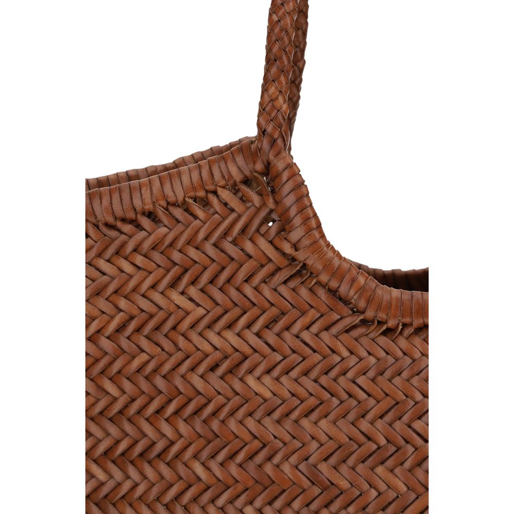 Dragon Diffusion Brown Buffalo Leather Shoulder Bag