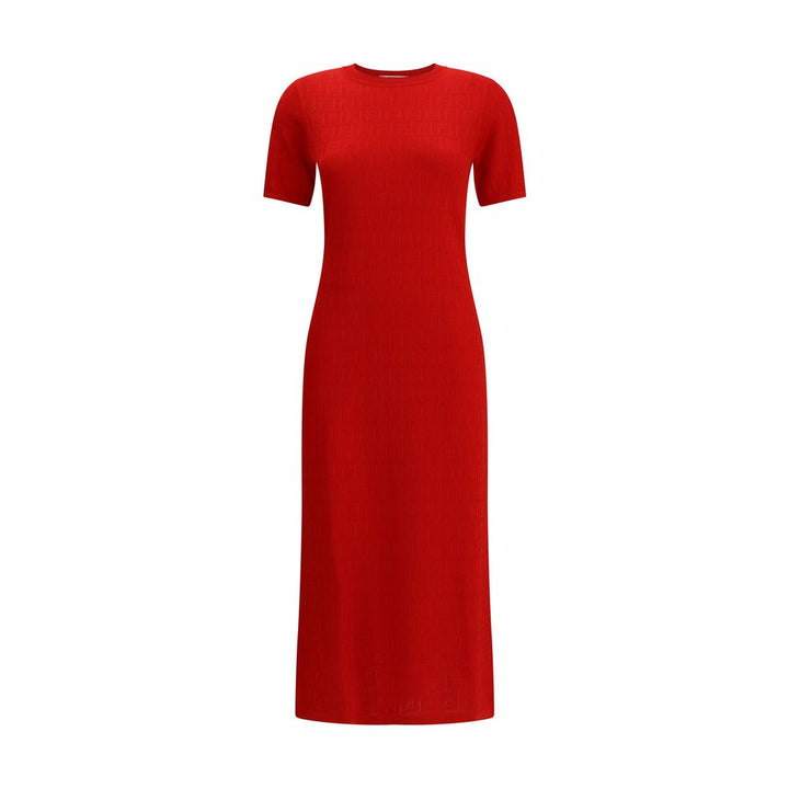 Fendi Multicolor Cotton Casual Dress