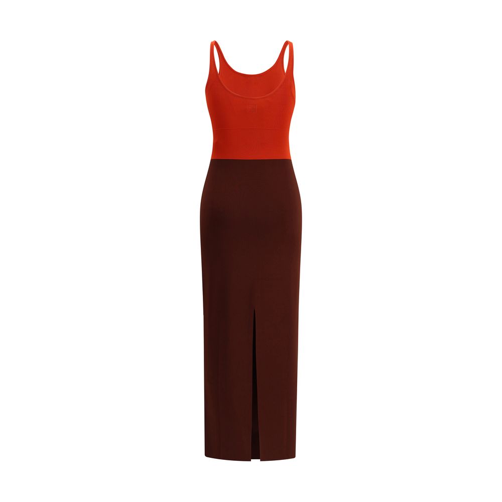 Fendi Multicolor Viscose Casual Dress