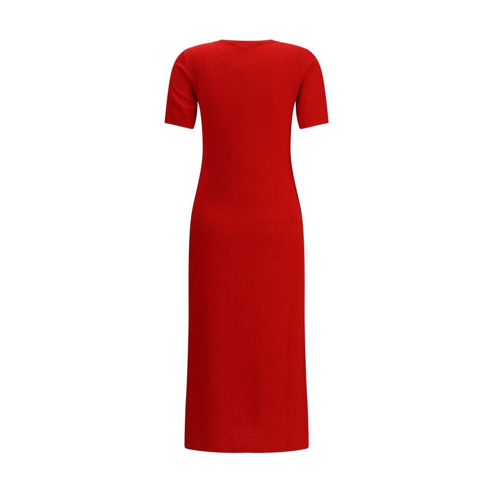 Fendi Multicolor Cotton Casual Dress