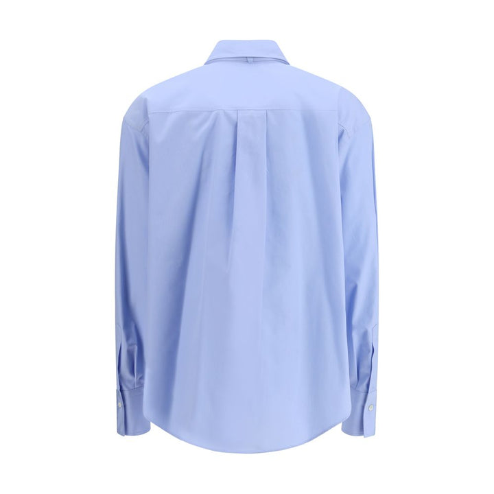 Brunello Cucinelli Blue Cotton Dress Shirt