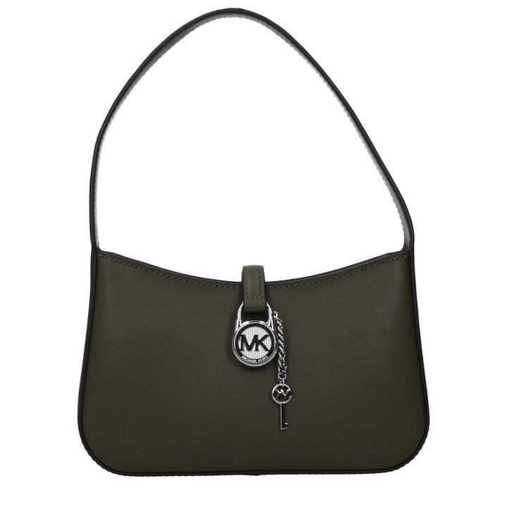 Michael Kors Green Leather Handbag