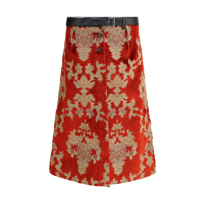 Undercover Multicolor Marabou Bermuda Shorts