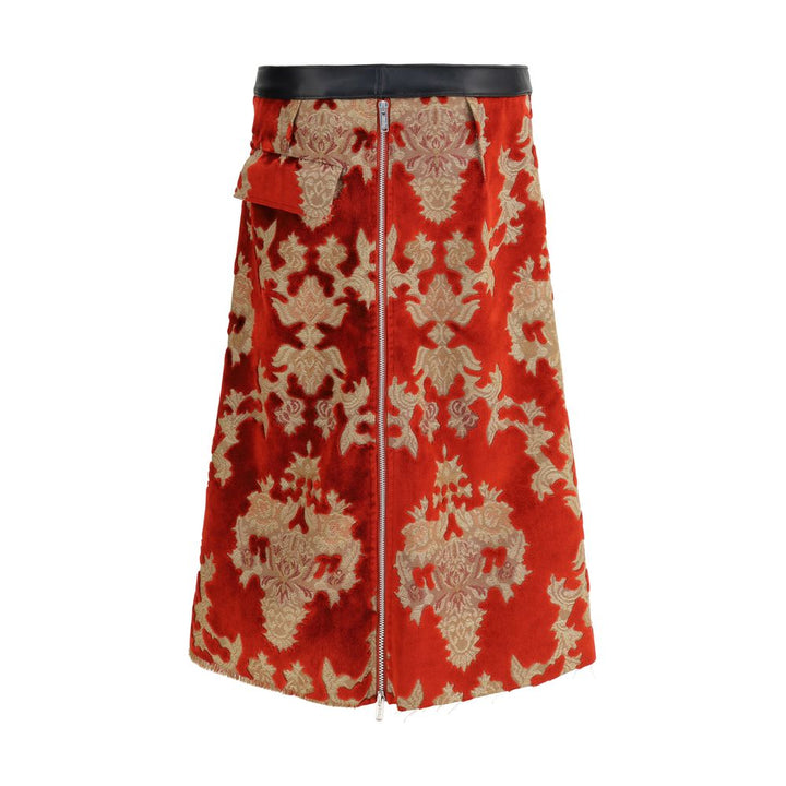 Undercover Multicolor Marabou Bermuda Shorts