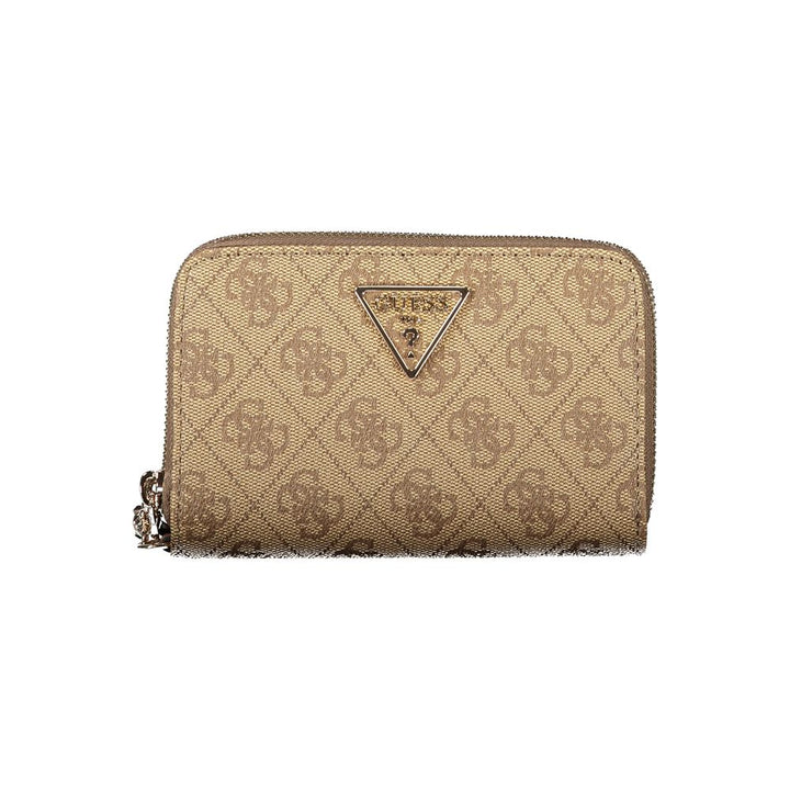 Guess Jeans Beige Polyurethane Women Wallet