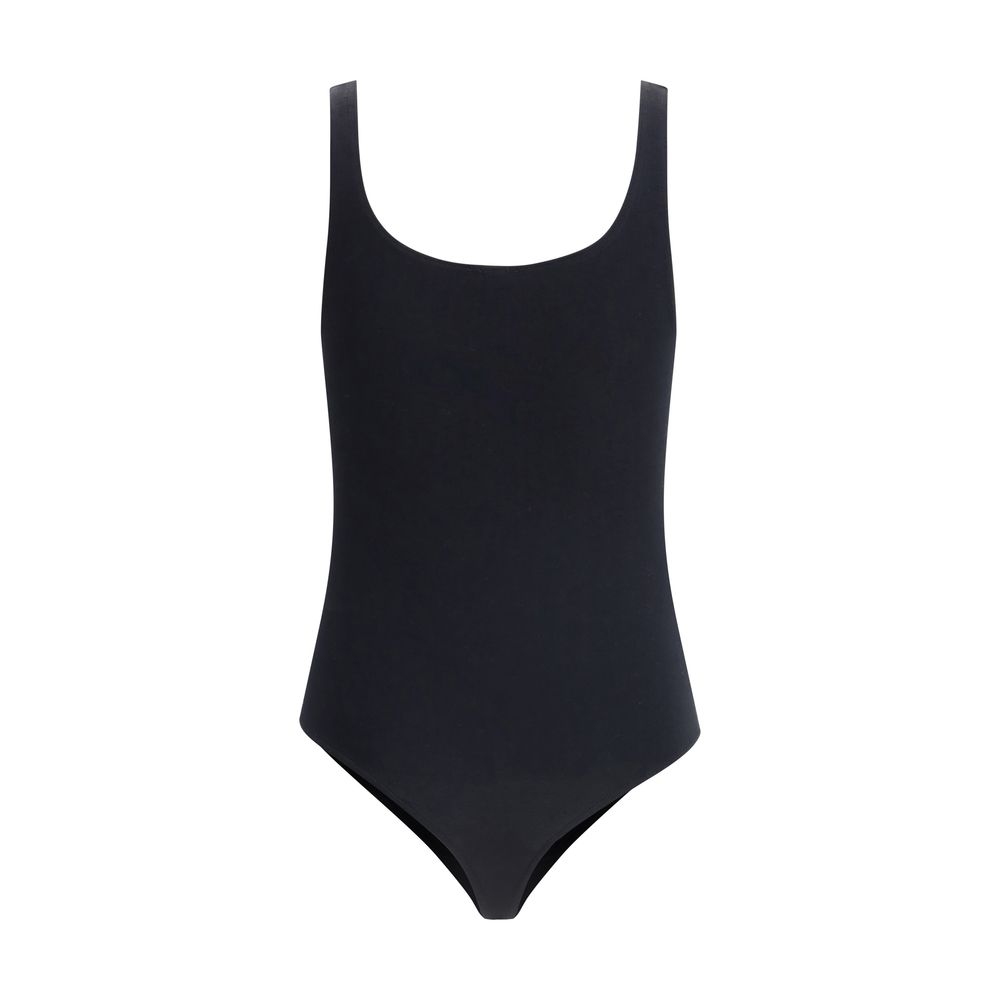 Wolford Black Cotton Top