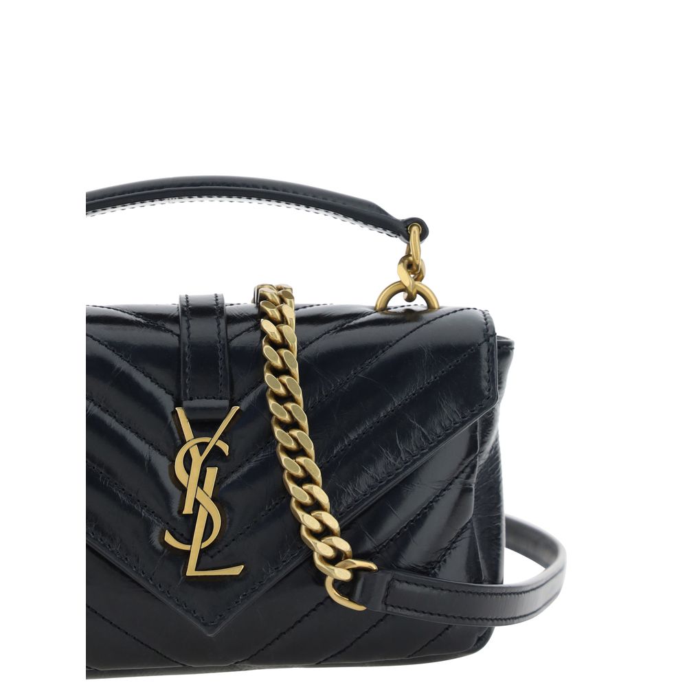 Saint Laurent Black Calf Leather Bos Taurus Wallet