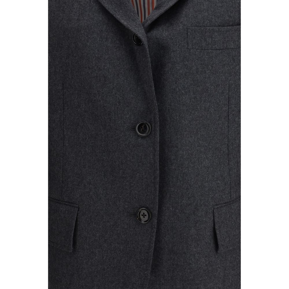 Thom Browne Gray Wool Clothing
