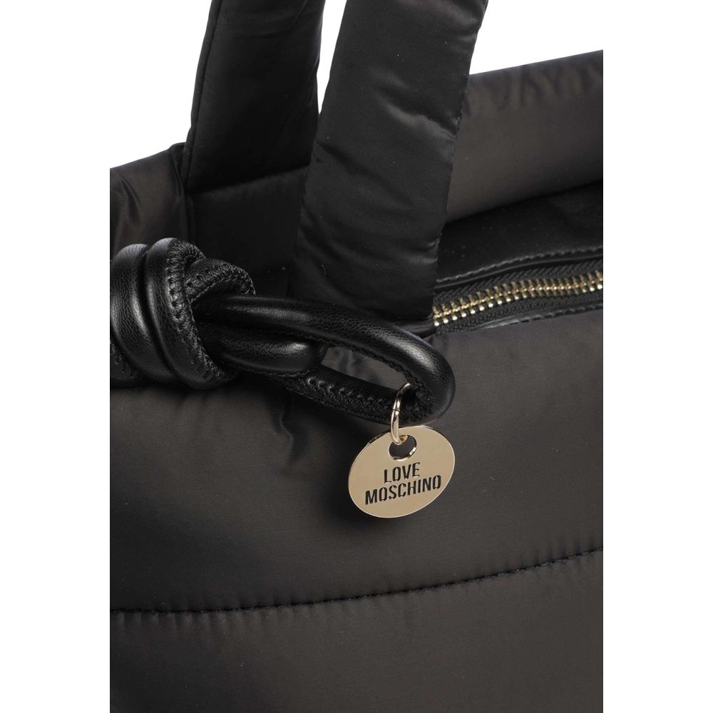 Love Moschino Black Nylon Handbag