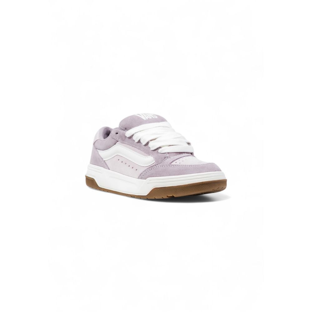 Vans Purple Leather Low Top Sneakers