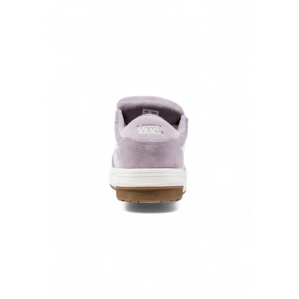Vans Purple Leather Low Top Sneakers