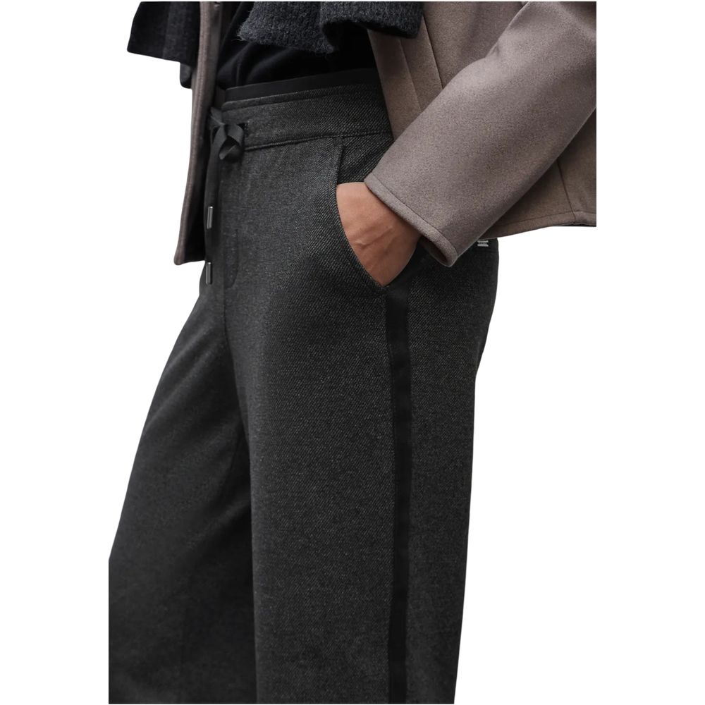 Street One Black Viscose Casual Pants