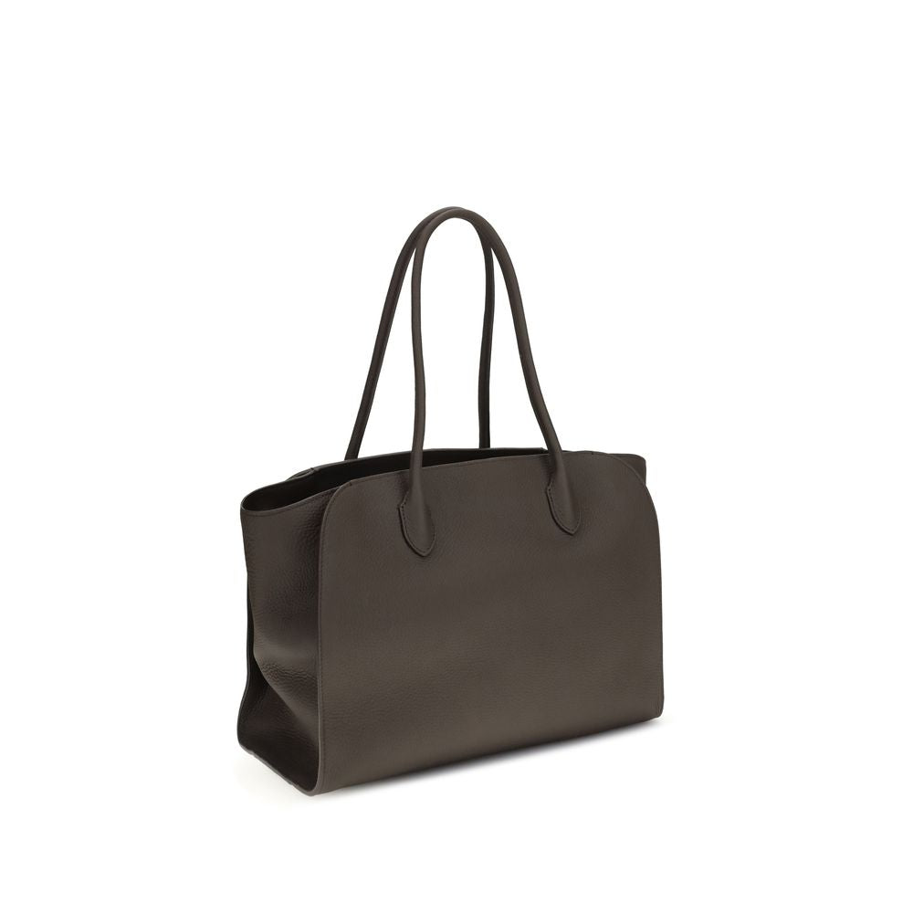 The Row Brown Calf Leather Bos Taurus Shoulder Bag