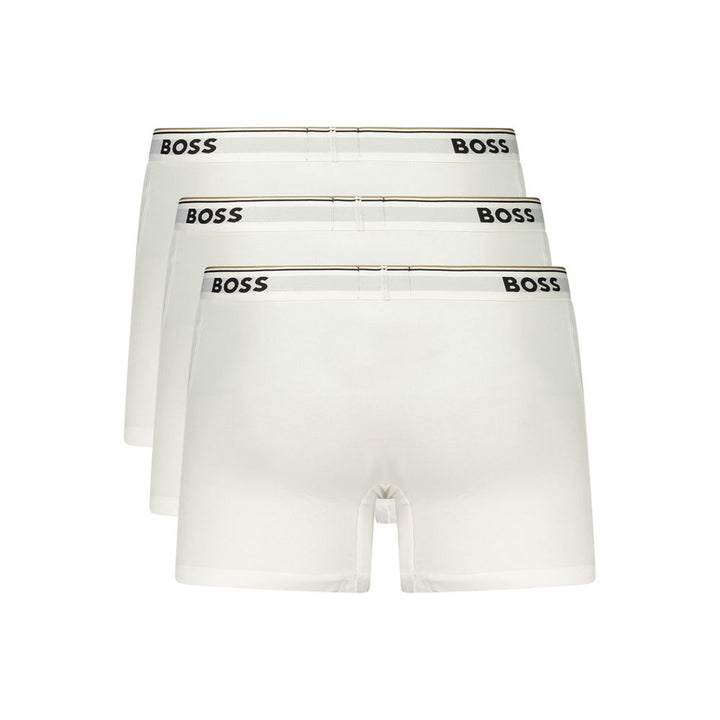 Hugo Boss Bianco Cotton Men Boxer Short