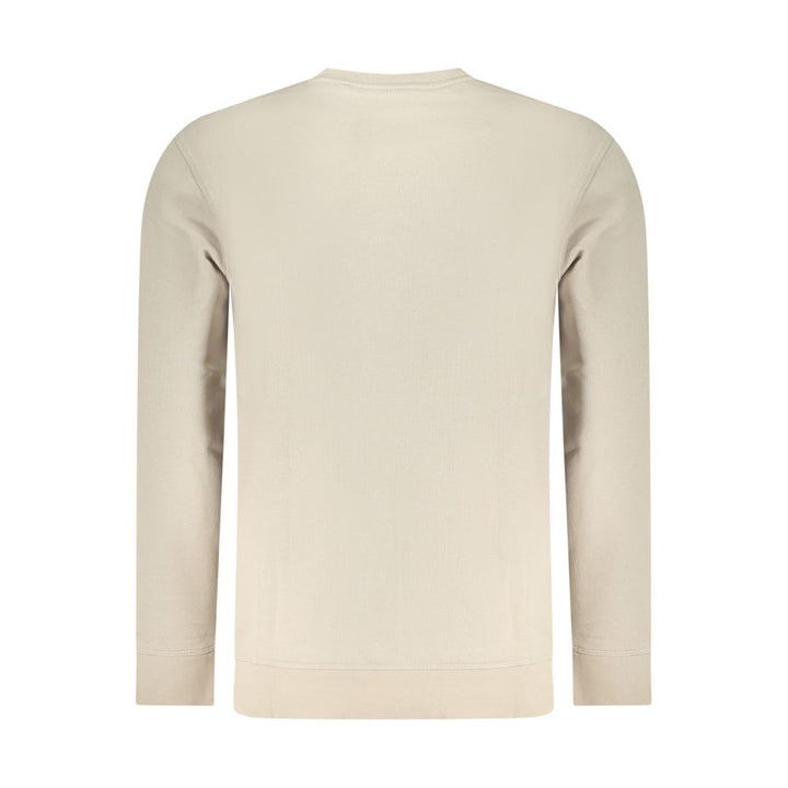 Hugo Boss Beige Cotton Men Sweatshirt