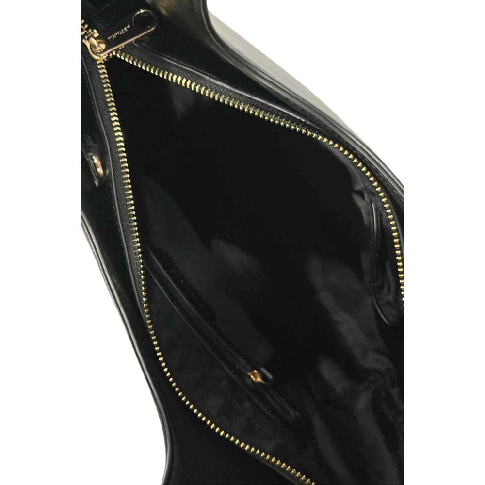 Twinset Black PU Women Shoulder Bag