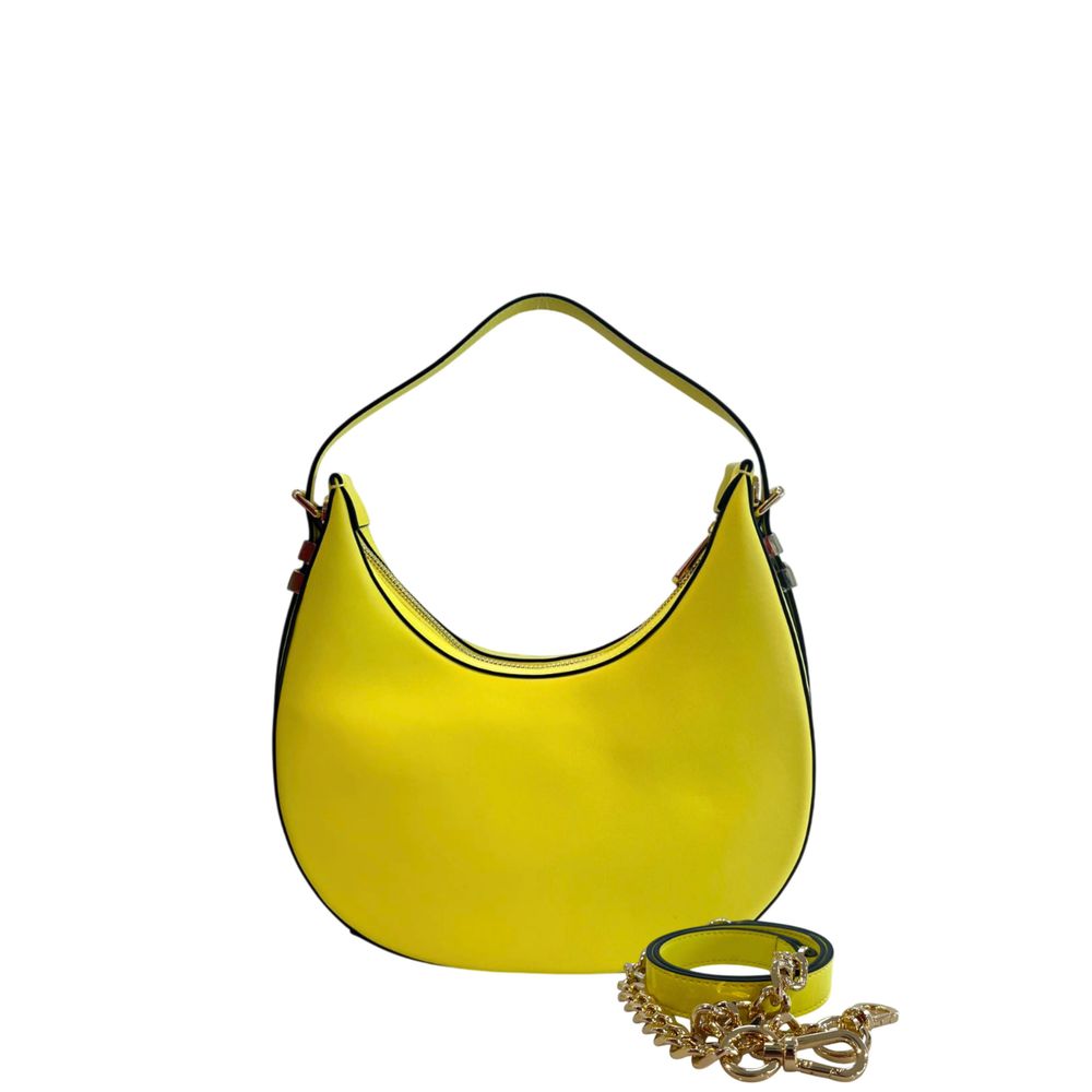 Twinset Bicolor Polyethylene Clutch Bag