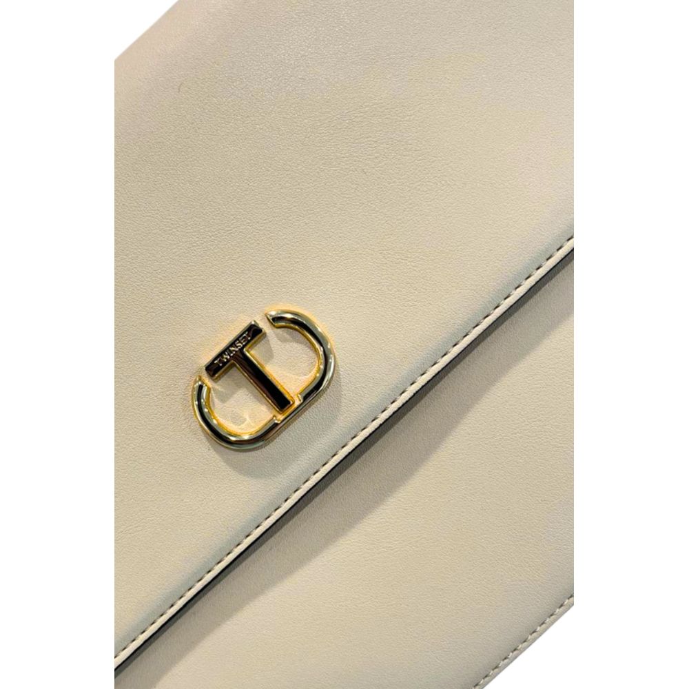 Twinset Beige Polyethylene Shoulder Bag