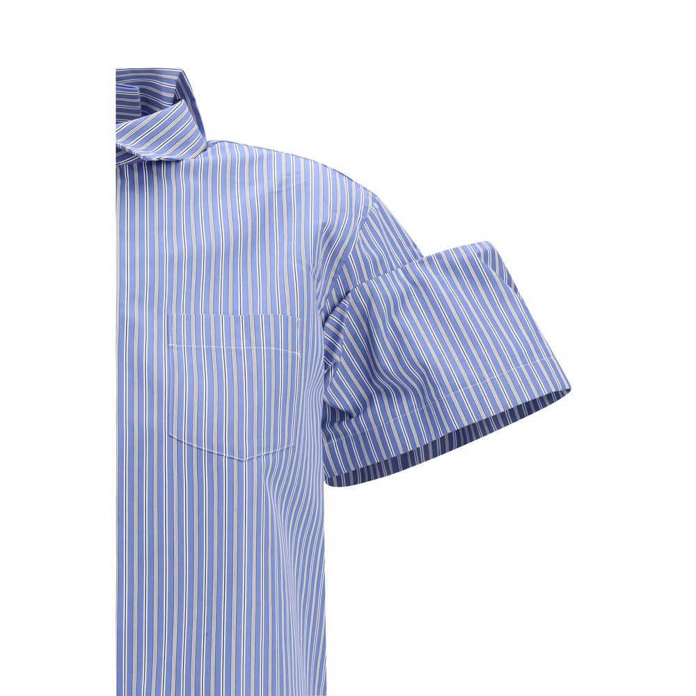 Sacai Blue Polyester Shortsleeve Shirt