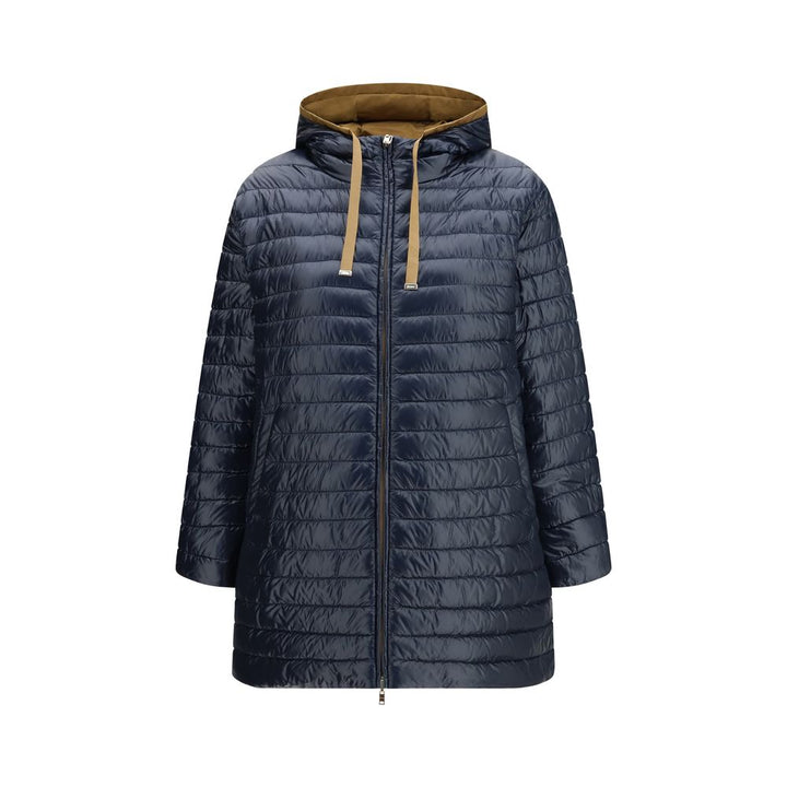 Herno Blue Polyamide Coat