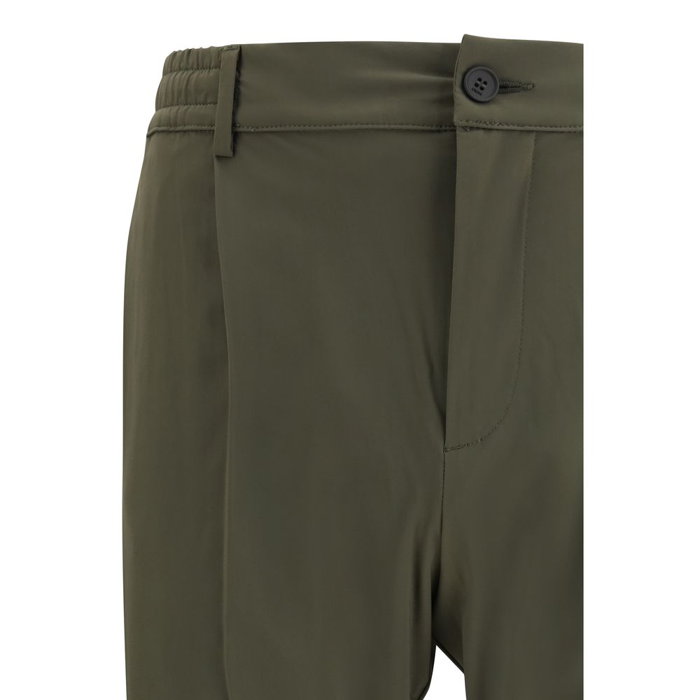 Cruna Bicolor Polyester Casual Pants