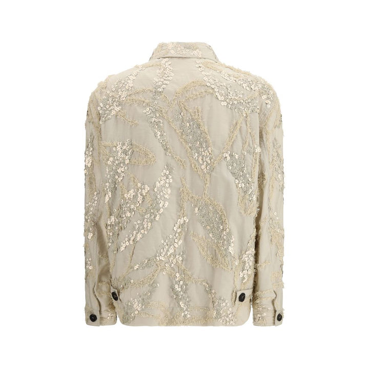 Brunello Cucinelli Beige Cotton Coat