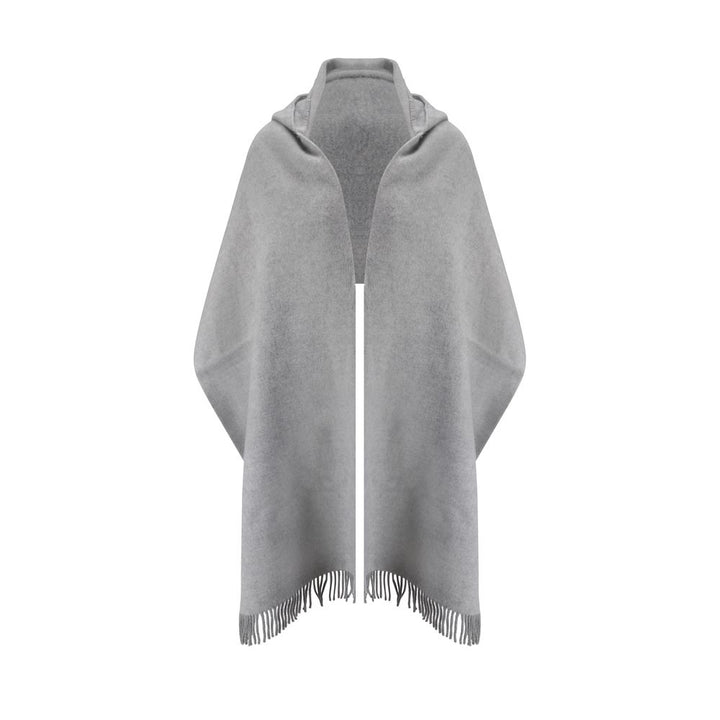 Brunello Cucinelli Gray Wool Scarf