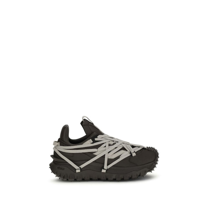 Moncler x Rick Owens Brown Rubber Athletic Sneakers